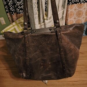 Patricia Nash Benvenuto Rustic Brown Leather Purse